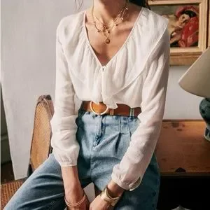 Blouse luce sezane deals